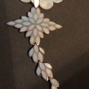 Mother of Pearl & Silver Necklace